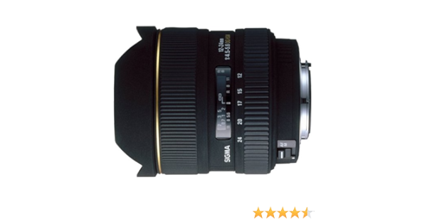 Amazon Com Sigma 12 24mm F 4 5 5 6 Ex Dg If Hsm Aspherical Ultra Wide Angle Zoom Lens For Minolta And Sony Slr Cameras Camera Lenses Camera Photo