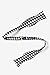 Wild Ties Dentists' Teeth Black Microfiber Bow Tie
