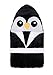 Children Robe Animal Adventure Plush Hooded Terry Bathrobe,Penguin,M(4-6 Year)