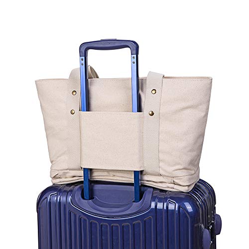 Gym Tote with Shoe Compartment Weekender Bag Workout Bag Travel Beach