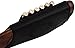 BRONZEDOG Leather Rifle Buttstock Shotgun Shell Holder Recoil Pad .30-30 .308 12/16Ga Hunting Butt Stock Cartridge Ammo Pouch (Black, 12 (16) Ga)