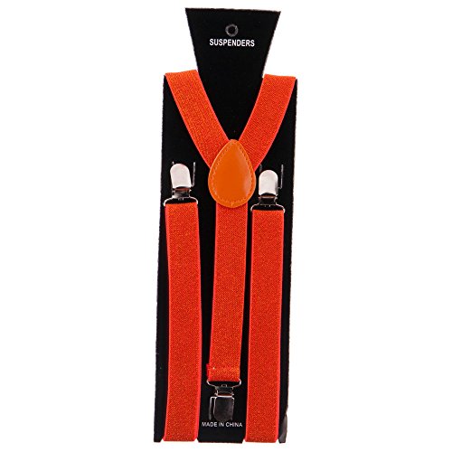 Sparkle Suspenders - Orange OSFM