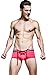 Sandbank Men's Sexy Lingerie Cotton Tie Rope Cute Boxer Brief Underwear Panties (US L , Tag XXL, Red #1)