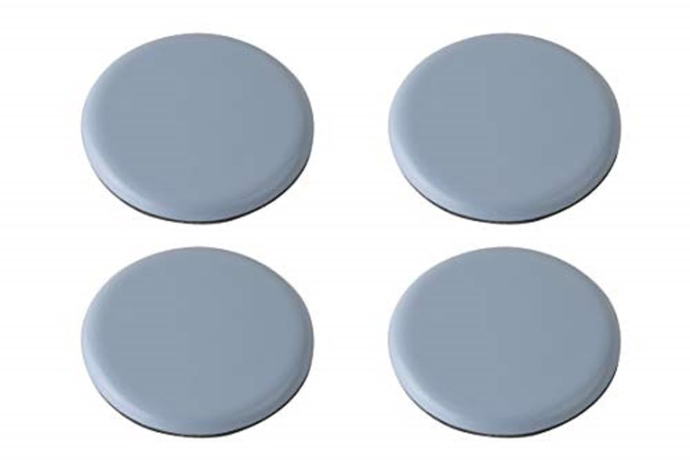 Metafranc Easyglider 645796 Diameter 30 mm Self-Adhesive Pack of 4 PTFE Sliding Surface for Easy Moving Heavy Furniture/Universal Furniture Gliders/Teflon Gliders