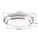 AFSEMOS 11.8-Inch LED Flush Mount Ceiling Light,32W LED Ceiling Lights, Cool White 6000K 2600LM, Lighting for Kitchen, Hallway, Office, Corridor, Flush Ceiling Light, Round LED Panel Light