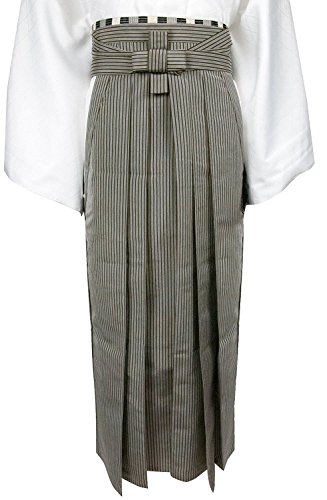 KYOETSU Men's Japanese Thin Stripe Hakama Pants Type