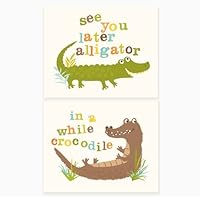 Sea Urchin Studio - Art Print Set - See You Later, Alligator