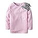 BIG ELEPHANT Girls Dress Sets T-Shirt Pants Kids Outfits Bow F50 Pink For 3-4 Years (Tag Size 110),Pink,3-4 Years
