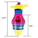 HUJI LED Light Up Flashing Toy UFO Gyroscope Spinning Top Party Favors Goodie Bag Prizes for Little Ones (12 Pieces)