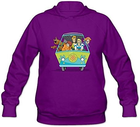 Flycro Womens Scooby Doo Funny Hoddies Size XXL Color Purple