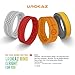 UROKAZ Silicone Wedding RingGrey BlackSize 11 Inner Diameter ~ 20.57 mm