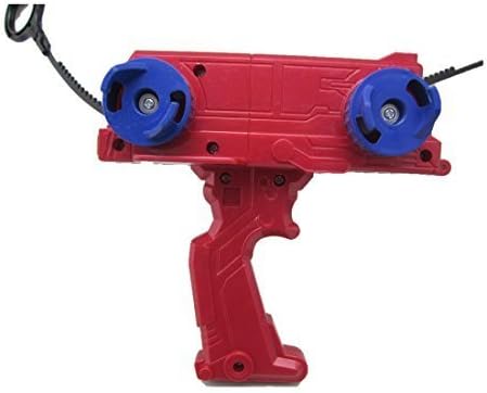 Beyblade Dual Launcher For Beyblade Metal Fusion Spinning Top Toys - Comes in Red &amp; Blue &amp; Black Color - Click to See More Images