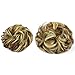REECHO Thick 2PCS Updo Messy Hair Bun Curly Wavy Ponytail Extensions Hairpieces Hair Scrunchies for Women Girls Color Light Golden Brown with Blonde Highlights