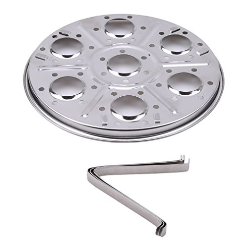 Meolin Egg Steamer Rack for Instant Pot Stainless Steel Egg Cooker Rack,Stainless steel,6.8in - Thumbnail 4