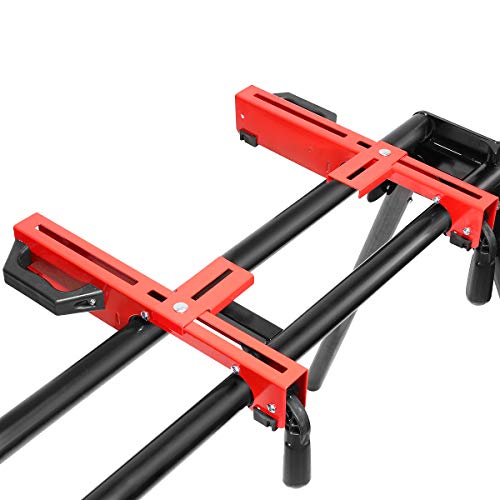 XtremepowerUS Contractor Miter Saw Workstation Universal Mount