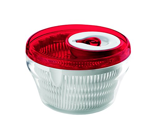 Guzzini Latina 8-1/2-Inch D Salad Spinner, Red