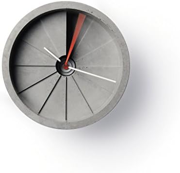 4th Dimension Wall Clock- Gray/Blue Hands