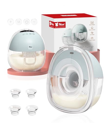 NCVI Wearable Electric Breast Pump Green
