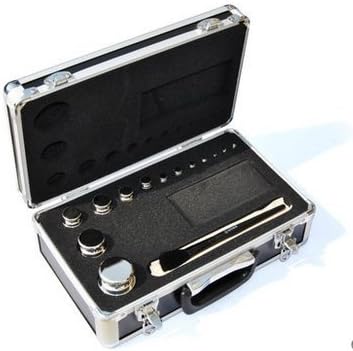 Huanyu M1 Grade Stainless Steel Digital Scale Calibration Weights Kit Set,13 pcs 1g-1kg