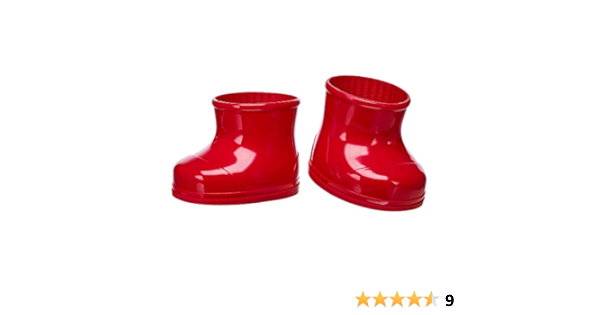 A Bear Workshop Red Rubber Boots 