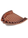 Lego Parts: Boat Hull Brick 16 x 13 x 2 (Reddish Brown)