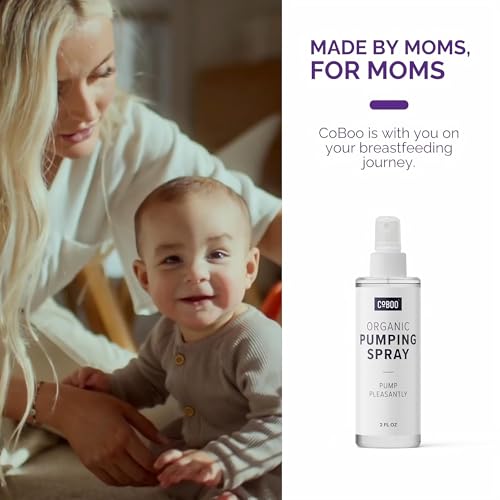 CoBoo The Original Pumping Spray 2 Fl Oz | Organic Lubricant for Breast Pumping | Pump Flange Spray for Breast Shields | Vegan & Lanolin Free, Made in USA | Helps Sore Nipples & Clogged Milk Ducts