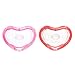 Munchkin Latch Lightweight Infant Orthodontic Pacifier, Red/Pink, 3+ Months, 2 Count