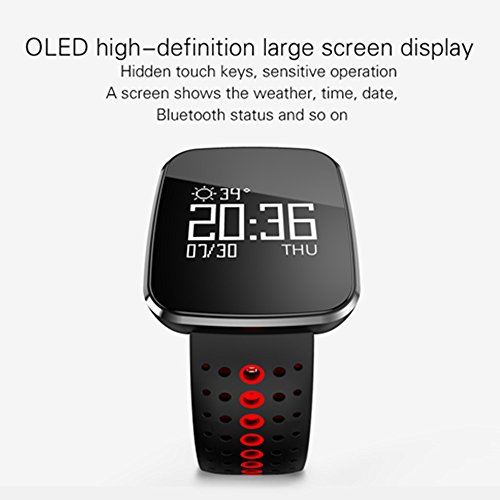 image for TechCode Fitness Tracker Running, Customized Activity Tracker with Hea