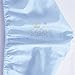 CC&DD Home Fashion Velvety Brushed Microfiber Fitted Sheet Queen SkyBlue