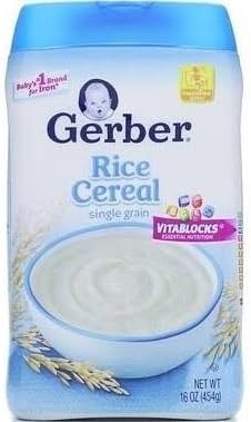 single grain baby cereal