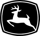 JOHN DEERE Logo CHROME Decal 5