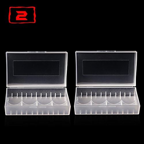 2 PACKS 20700/21700 Plastic Battery Case portable dual box