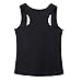Sauna Vest Suit Neoprene Trainer Top Sweat Slimming Shirt for Weight Loss Workout (3XL, Black)