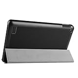 NEWSTYLE Slim Shell Case for Fire 7 2015 - Ultra Lightweight Slim-shell Stand Cover For Amazon Fire 7 Tablet (5th Generation, 2015 Release Only) (Black)