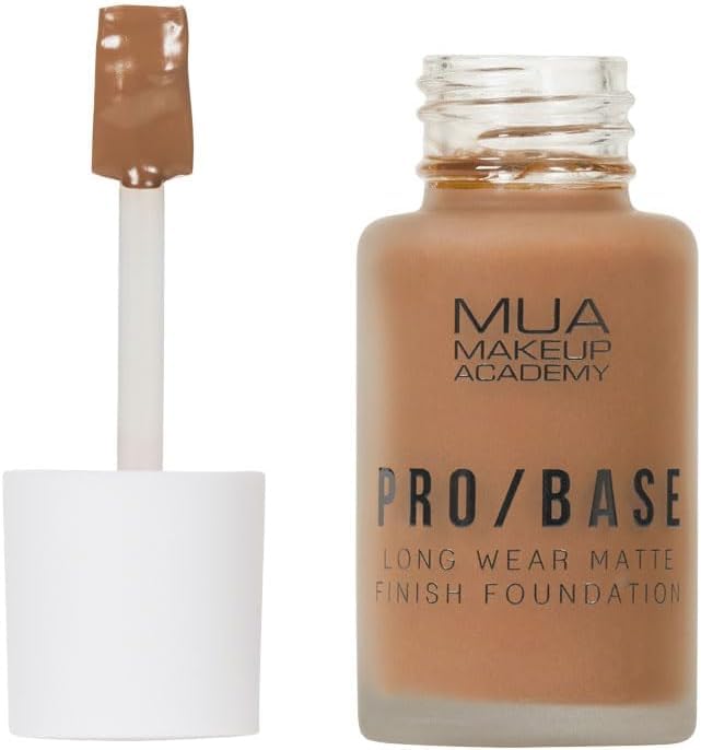 MUA Makeup Academy Pro/Base Full Coverage Long Wear Matte Finish Foundation, Shade #183, 30 ml - Vegan & Cruelty Free