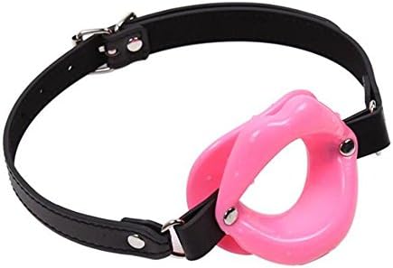 YSTR Open Breathable Woman's Pink Silicone Lip Faux Leather Accessories