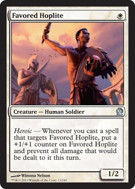 Magic: the Gathering - Favored Hoplite (13/249) - Theros