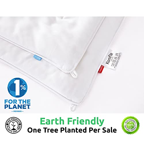 Komfie Eucalyptus Comforter for Couples Dual Thickness Duvet Insert