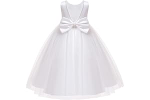 JUP'ELLE Baby Girl Dresses Ruffle Lace Pageant Party Wedding Flower Girl Dress