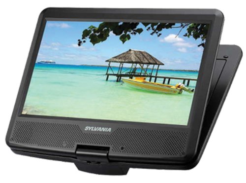 Sylvania-SDVD1048-10-Inch-Portable-DVD-Player-5-Hour-Rechargeable-Battery-Swivel-Screen-with-USBSD-Card-Reader-and-Car-BagMounting-Kit