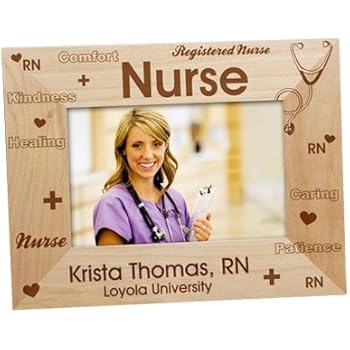 Amazon.com - Registered Nurse Personalized Picture Frame, Engraved ...