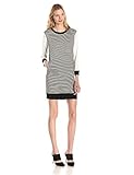 KAMALIKULTURE Women's Spliced Long Sleeve Sporty Dress