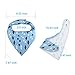 Vicsou Baby Bandana Drool Bibs for Drooling and Teething, Soft Organic Absorbent Cotton, 8-Pack