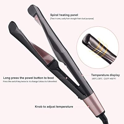 2 in 1 straightener and curler boots