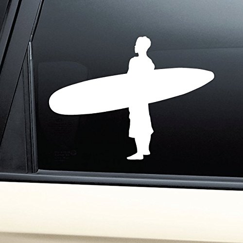 Surfing Surfer Surf Vinyl Decal Laptop Car Truck Bumper Window Sticker