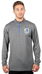 Ultra Game NBA Men's Quarter Zip Long Sleeve