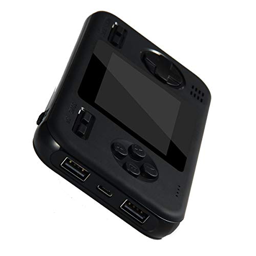 MOGOI 2.8 Inch Game Handheld Console Retro Mini Video FC PVP Game Player Gameboy 416 Games Travel Portable Gaming System Built-in 8000mah Power Bank USB C Fast Charging Type C