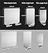20 Pack Adhesive Hooks, Heavy Duty Wall Hooks Stainless Steel Waterproof Hooks for Robe, Coat, Towel, Keys, Bags, Lights, Calendars, Home, Kitchen, Bathroom