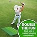 That'll Play - SBZ Golf PremiumTri-Turf Hitting Grass Mat - Rough & Fairway, Portable, Training Mat - 16