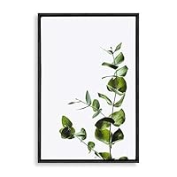Framed Canvas Wall Art Green Plants Canvas Prints Home Artwork Decoration for Living Room,Bedroom - 16x24 inches